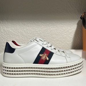 Gucci rhinestone sneakers